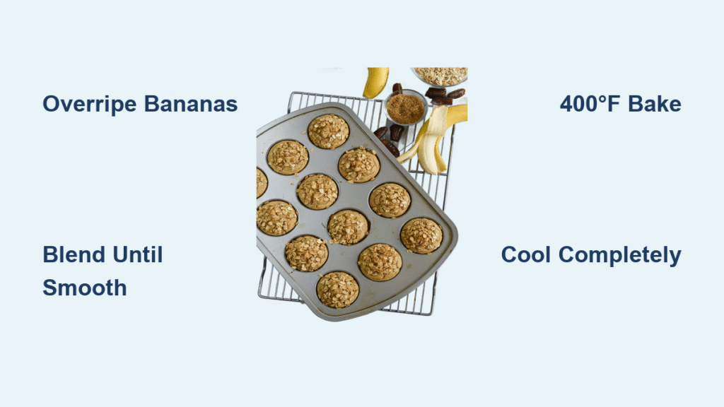 Banana Oatmeal Blender Muffins Recipe