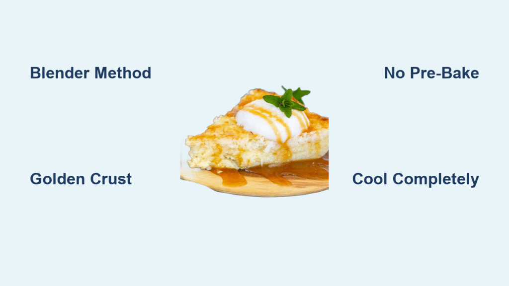 Bisquick Impossible Coconut Pie in Blender Recipe